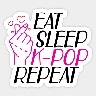 K-Pop - East Sleep K-pop Repeat Sticker